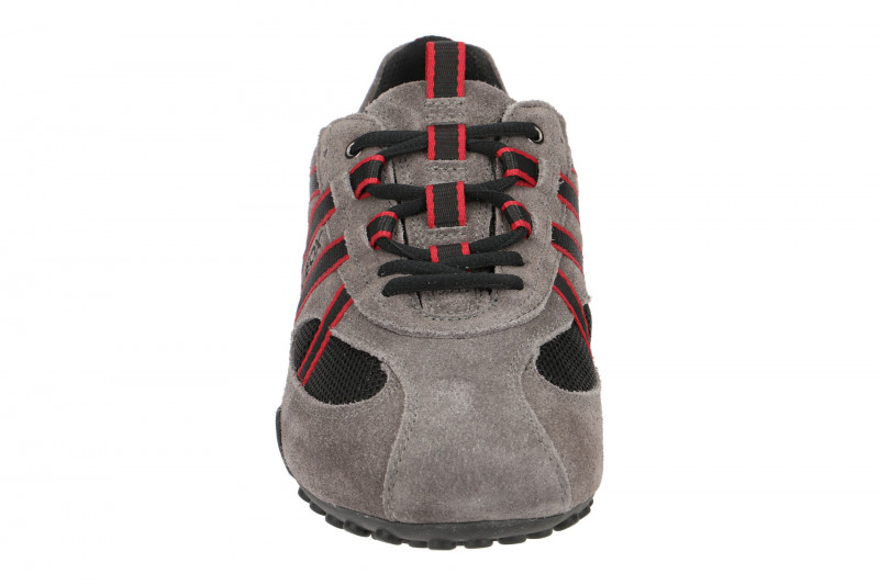 Geox Snake Schuhe grau rot U2207S