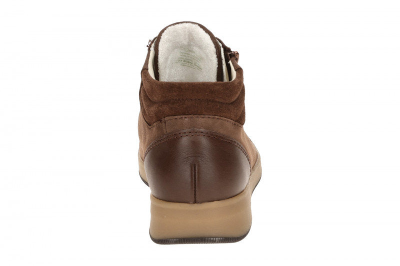 ARA Rom Schuhe braun Schimmer Mid-Cut Sneaker 12-14499