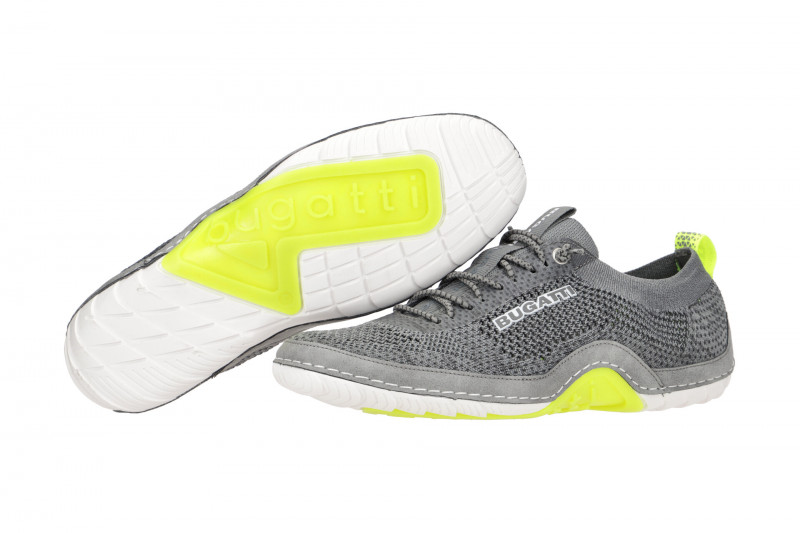bugatti Quetzal Schuhe Sneakers grau gelb
