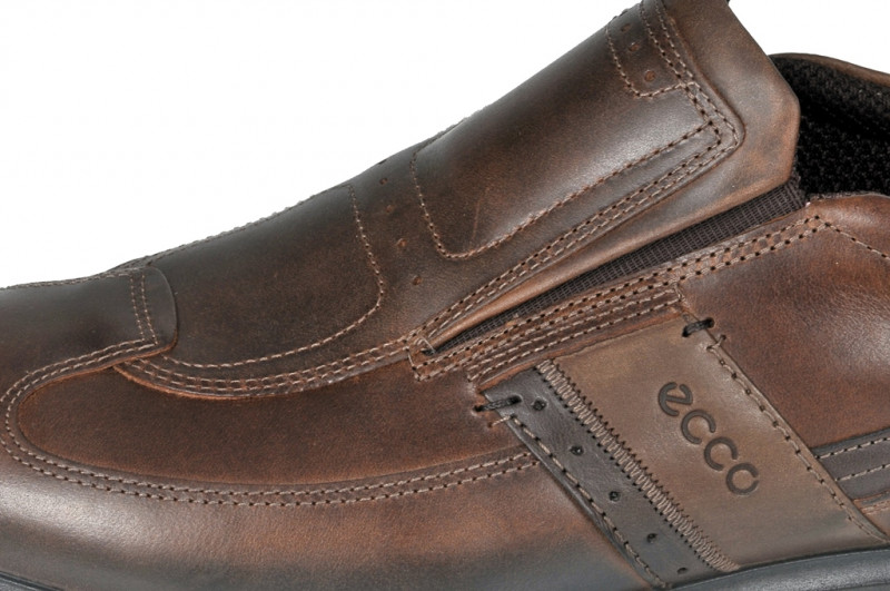 Ecco Chander Slipper in dunkelbraun