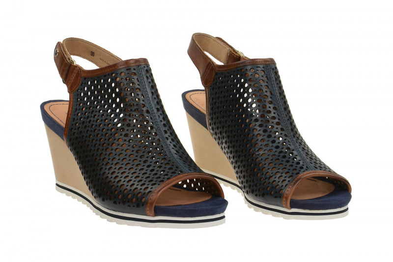 Pikolinos Bali Keil Sandale blau Gr 40