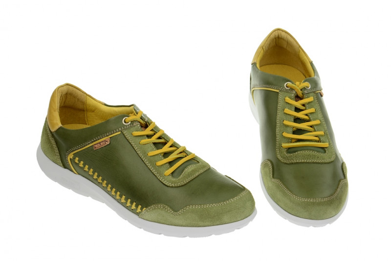 Pikolinos Sydney - Herren Sneaker - olive grün gelb