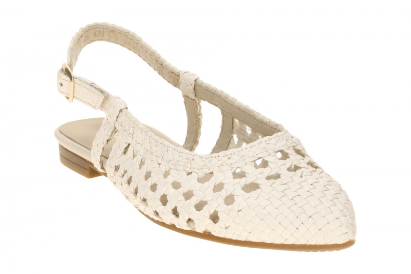 Gabor Sling Pumps creme weiß Flecht-Optik 81.631.21