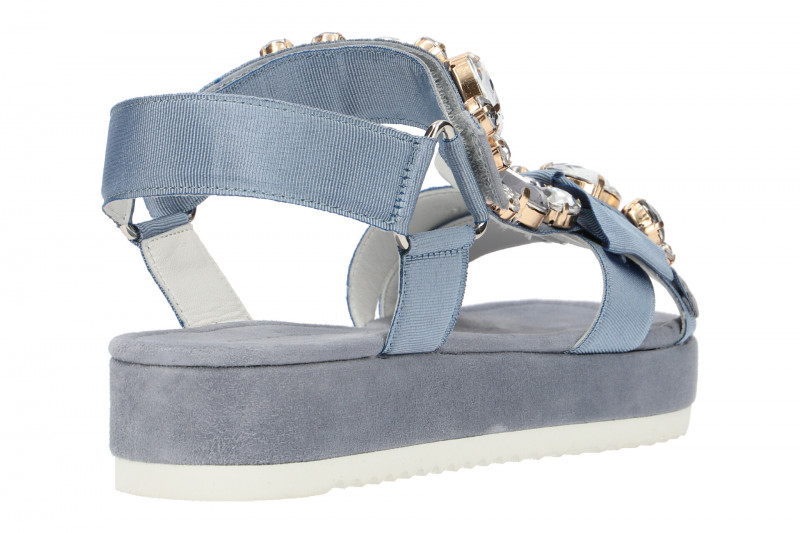 K&S Neo Sandale hell-blau Glitzersteine 25530