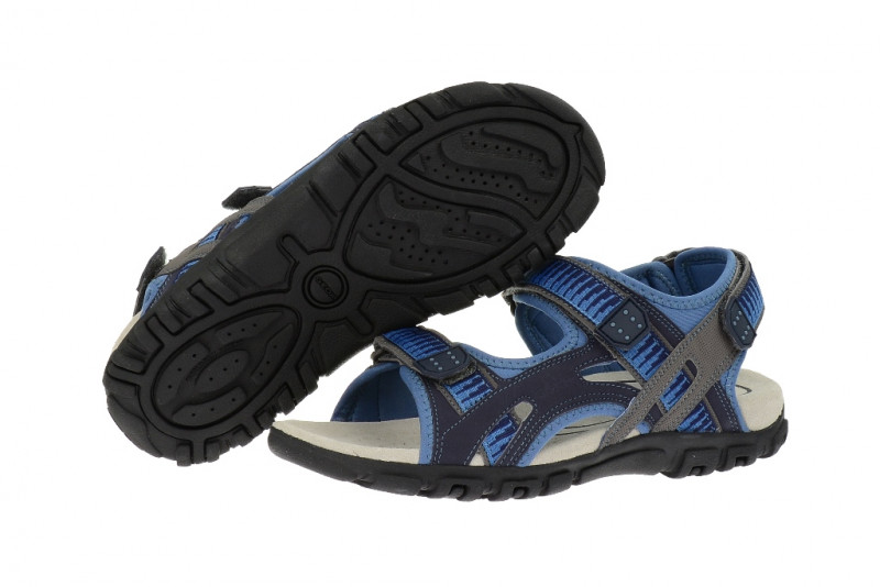 Geox S.Strada Sandale blau grau U4224C 0CE15 C9045