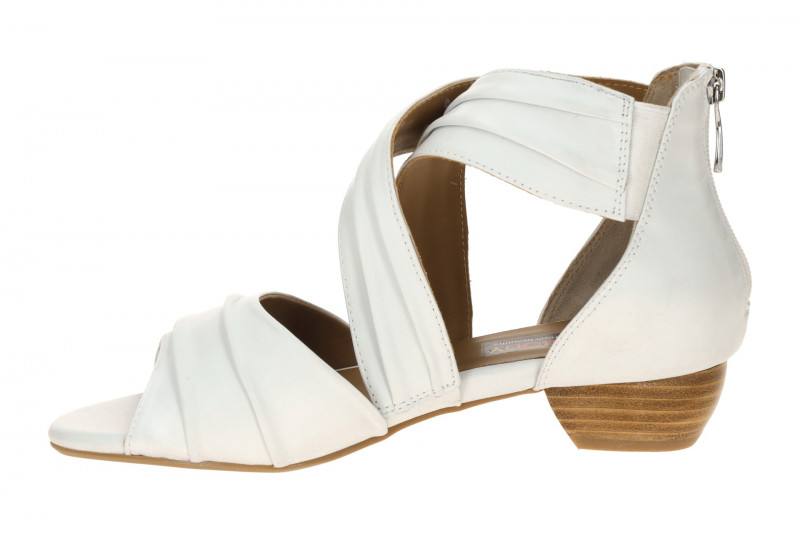 Everybody Jobas Sandalette weiß Glattleder