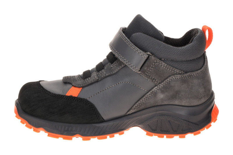 Ecco Receptor Kinder Schuhe Mid Cut grau orange Waterproof 724752