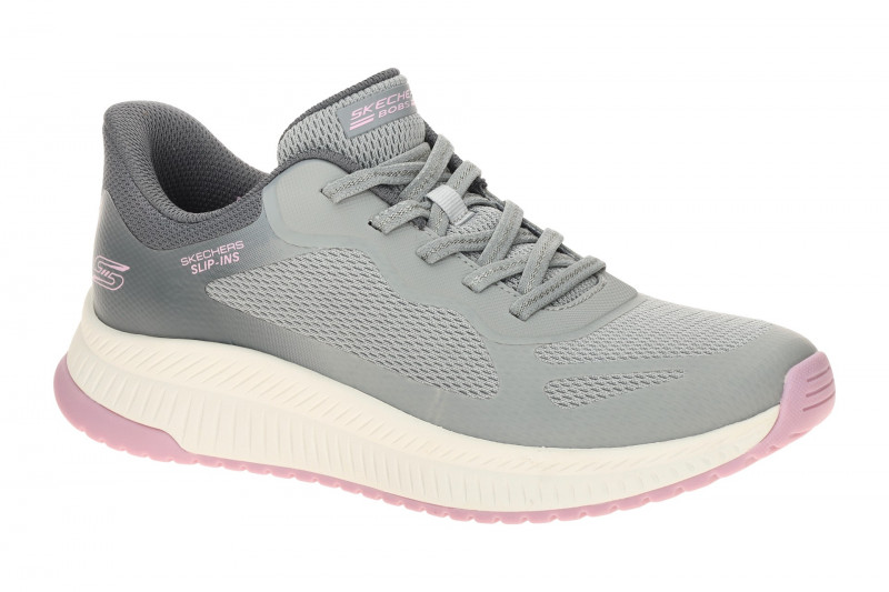 Skechers Bobs Squad 4 Sneakers Schuhe grau SLIP-INS 117624