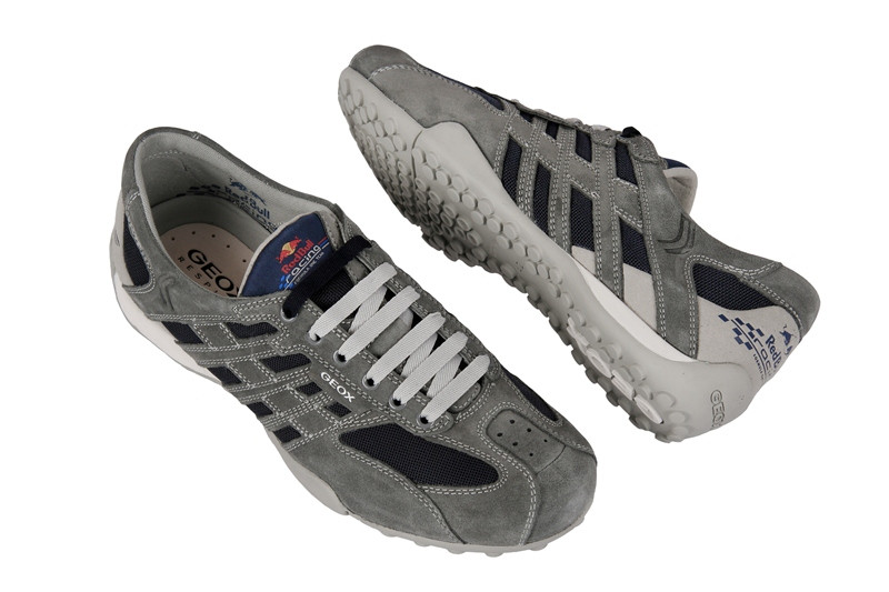 Geox Snake Red Bull Schuhe grau blau U11B9A