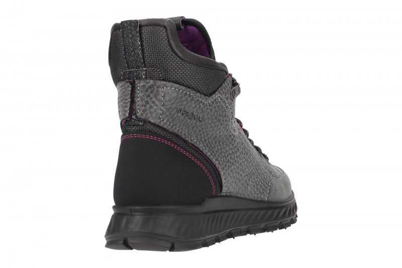 Ecco ExoStrike Damen Stiefel schwarz grau