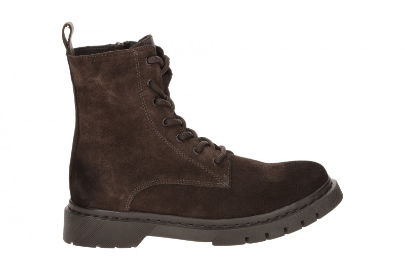 Tamaris Stiefel Boots braun mocca Velour 25269