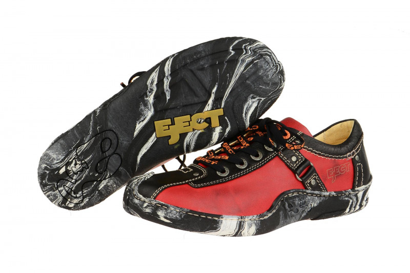 Eject Skat Schuhe rot schwarz Herren