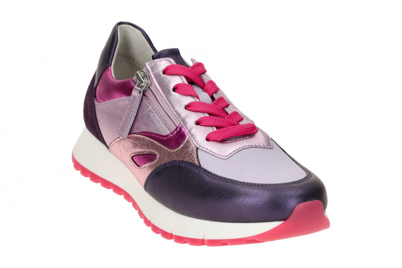 Gabor comfort Sneaker Schuhe lila metallic 62.488.58