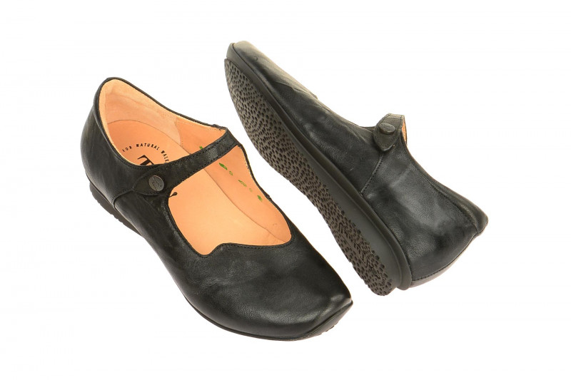 Think Chilli Slipper Schuhe schwarz 2-82107-00