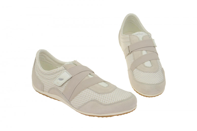 Geox Vega Slipper weiß grau - D6209A 02285 C1209