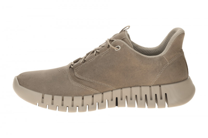 Ecco Gruuv Schuhe taupe grau Herren Sneakers Easy Entry 525304