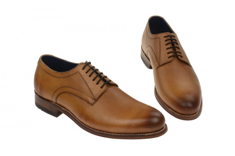 Gordon & Bros Schuhe Levet tan braun rahmengenäht 2320-B