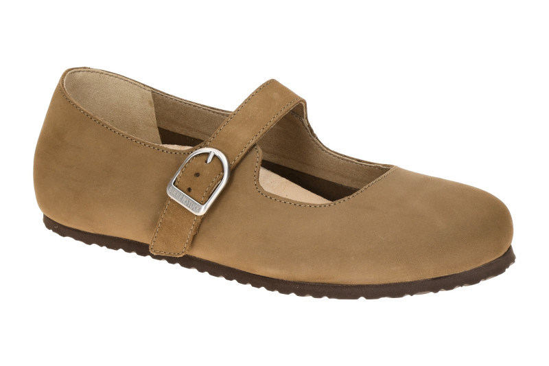 Birkenstock Santa Clarita Schuhe Mary-Jane braun tea SCHMAL 1031613