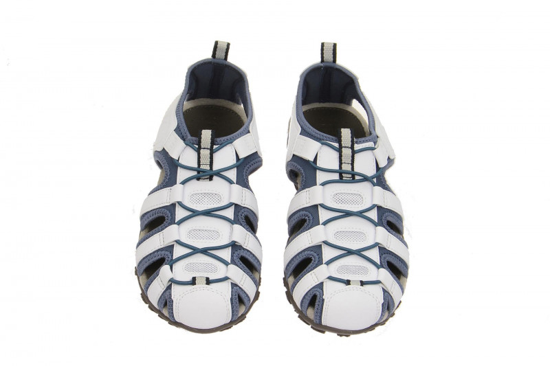 Geox Strel Sandale weiß blau D7125U 05415 C1260