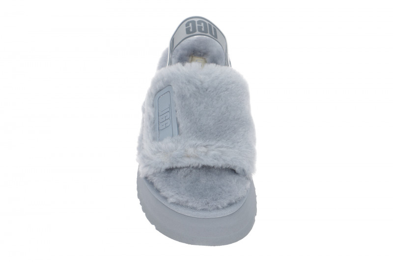UGG Disco Slide Sandalen Hausschuhe grau ash-fog 1112258