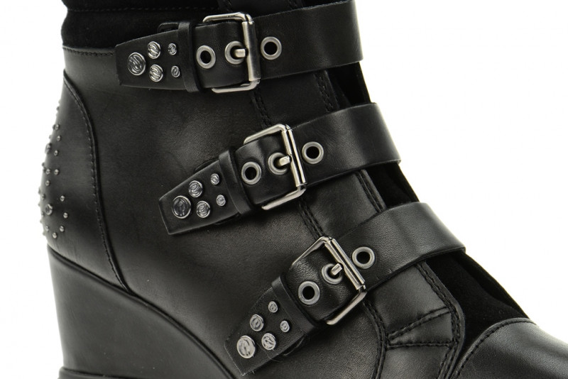 Geox Elen Stiefelette schwarz D4467C 043BC C9999