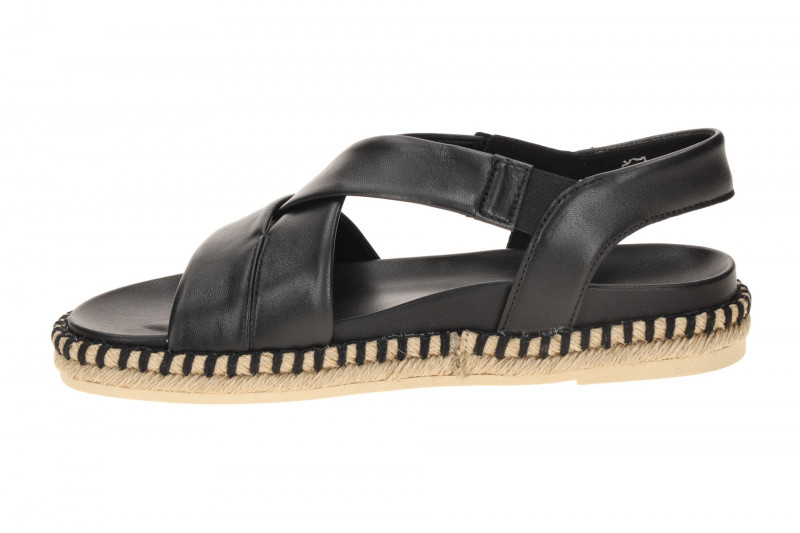 Gabor Sandale schwarz Nappa Kreuzriemen 83.781.27