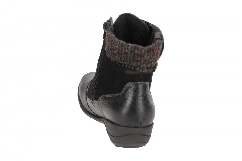 Waldläufer Katja Warmfutter Stiefeletten schwarz K-Weite