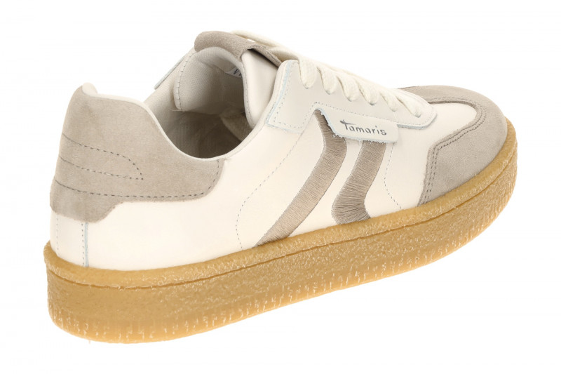 Tamaris Schuhe Sneaker weiß grau 23723