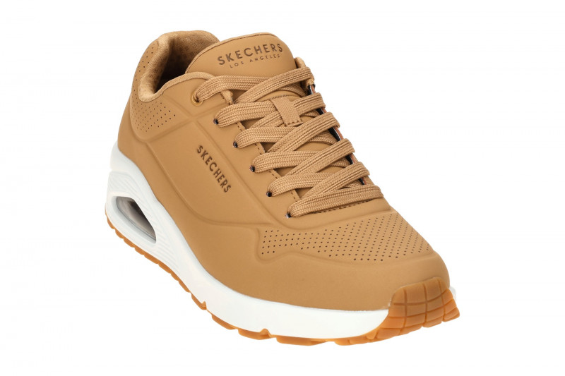 Skechers Uno Schuhe braun tan Herren Sneakers 52458