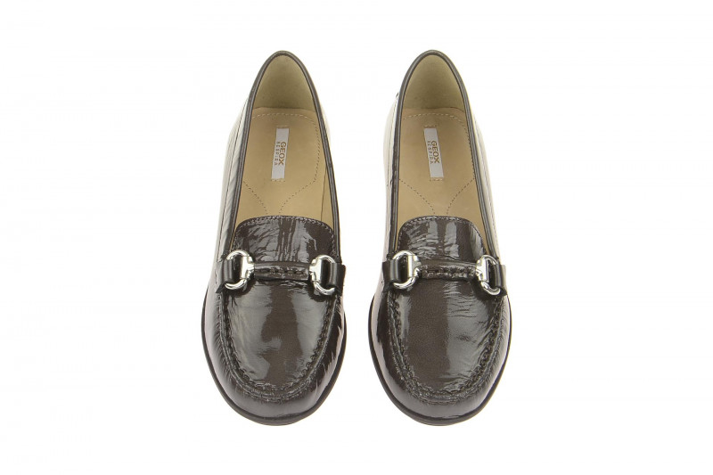 Geox Elidia Schuhe braun Lack