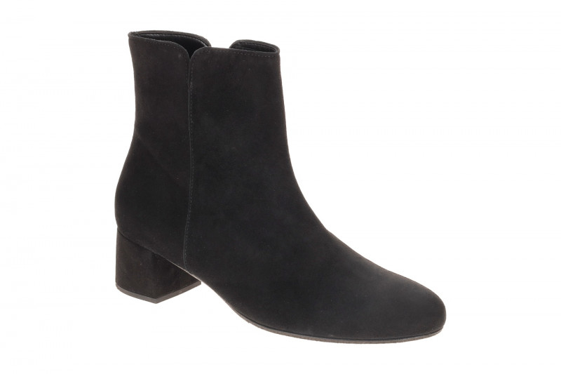 Gabor Stiefelette schwarz Velour 75.680.17