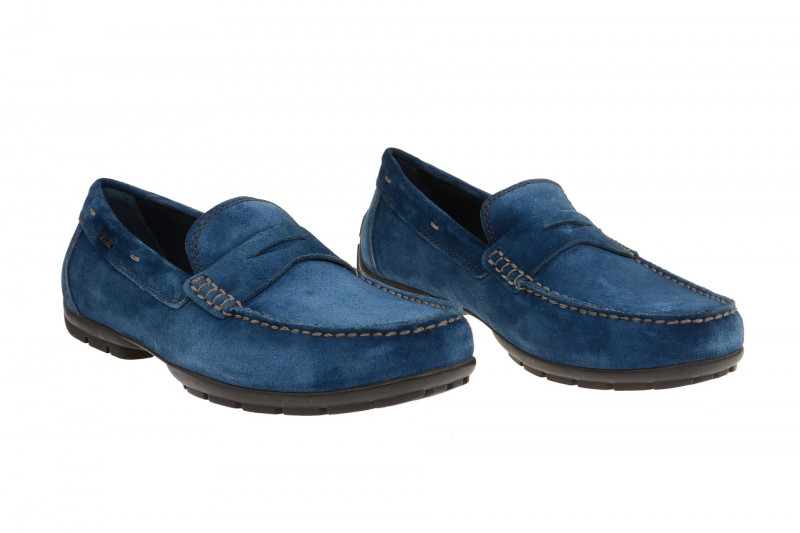 Geox Mokassin Monet Slipper blau ocean