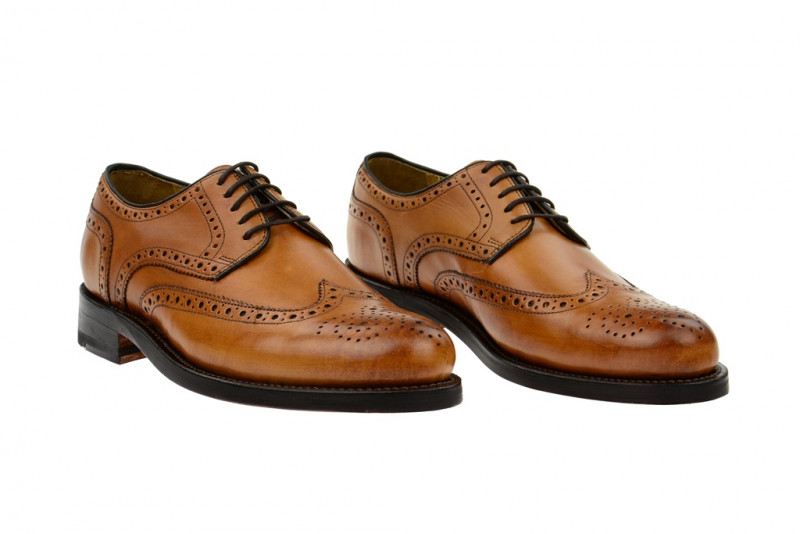 Gordon & Bros Levet Schuhe braun tan Rahmengenäht 2318-C