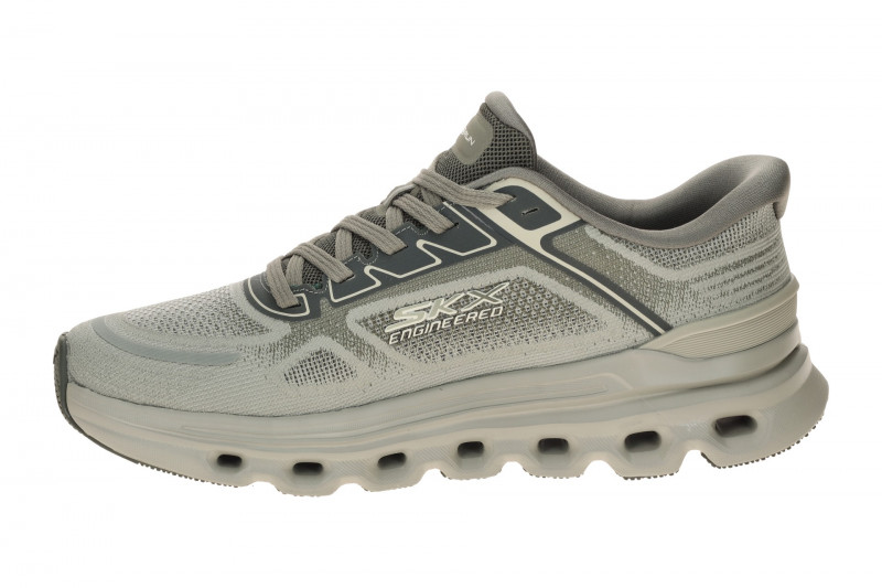 Skechers Go Run Gliede Schuhe olive grün grau Sport Slip-Ins 221120