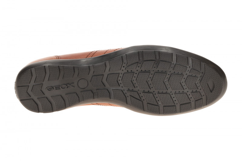 Geox Symbol Schuhe hellbraun Schnürer U74A5B