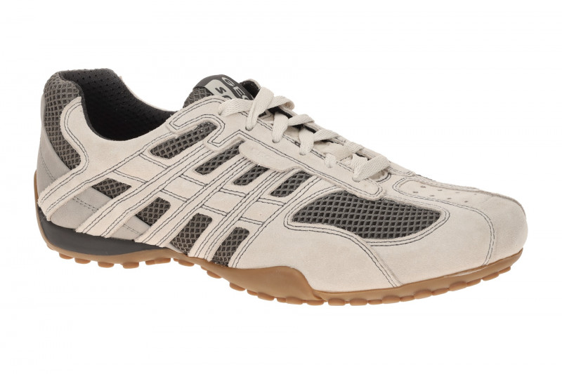 Geox Snake Schuhe hellgrau sand U55MNA