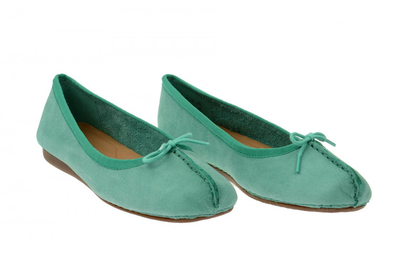 Clarks Freckle Ice Ballerina grün jade