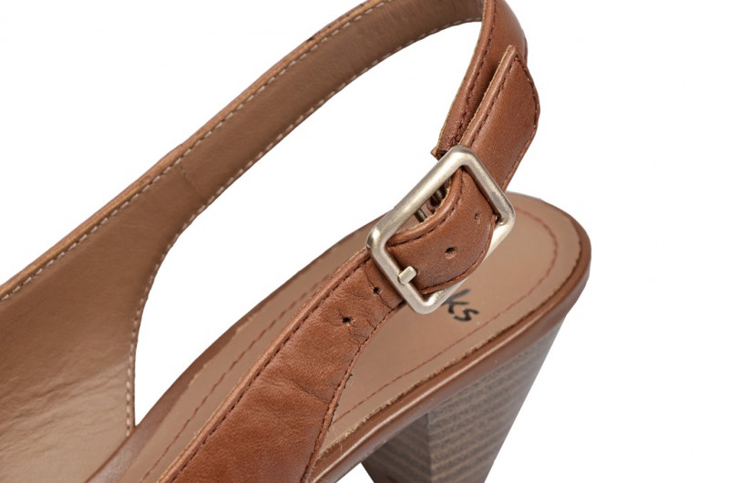 Clarks Sling Pumps Treva Abstract - braun