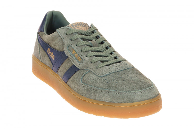 Gola Schuhe Hawk Sneakers grau blau Suede CMB571