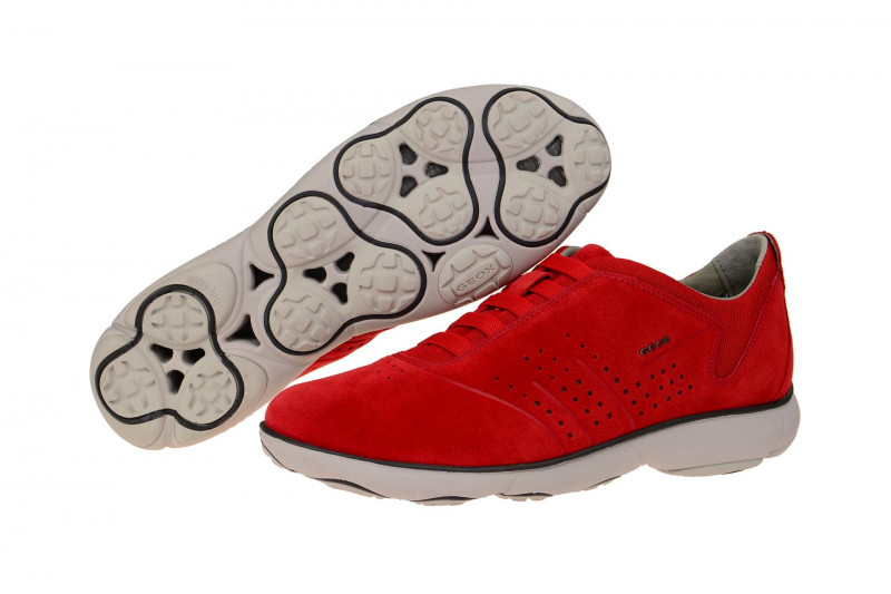 Geox Respira Nebula A Slippers in rot Herren Sneakers
