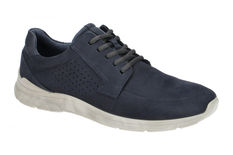 Ecco Irving Herren Schnür Schuhe blau