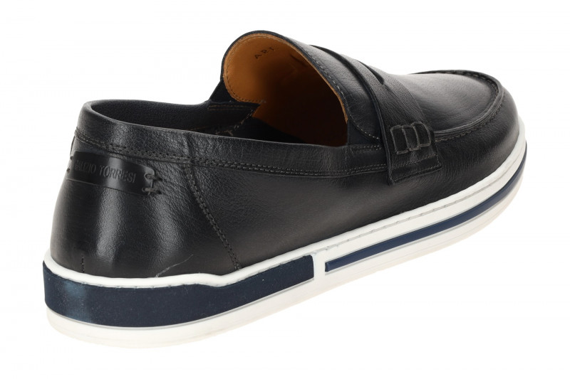 Galizio Torresi Schuhe Slipper schwarz weiß 410240