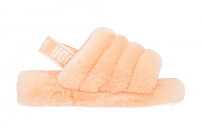 UGG Fluff Yeah Slide Hausschuhe rosa scallop
