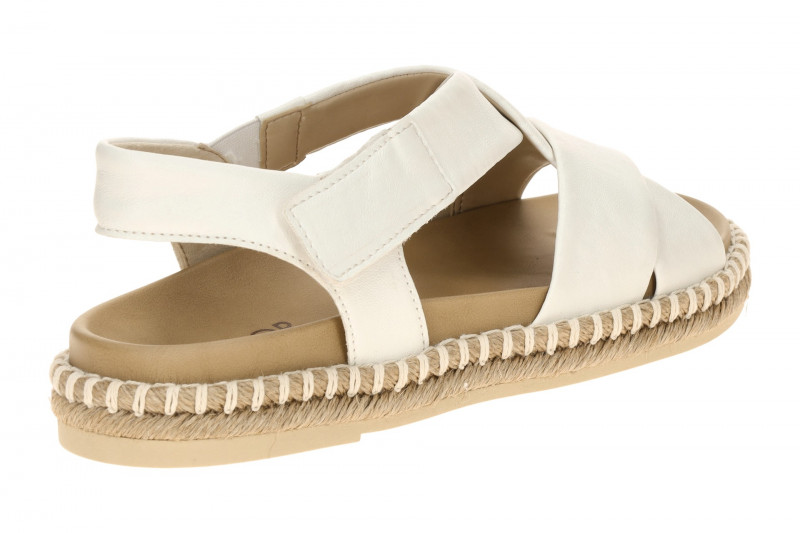 Gabor Sandale weiß latte Nappa Kreuzriemen 83.781.20