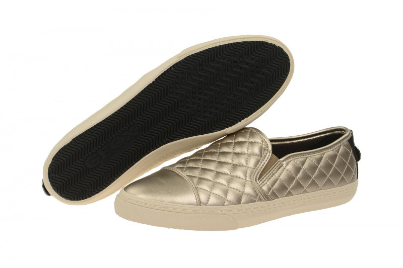 Geox New Club Slipper gold metallic