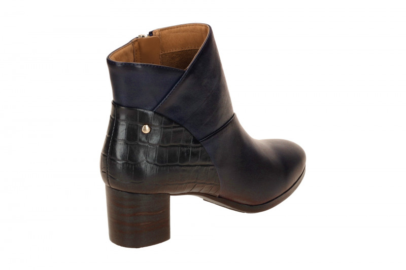 Pikolinos Calafat Stiefelette dunkelblau Kroko W1Z-8575C1