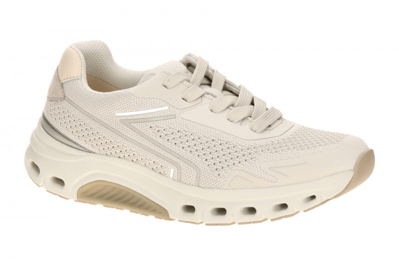 Gabor RollingSoft Schuhe beige Mesh Häkeloptik 86.984.23