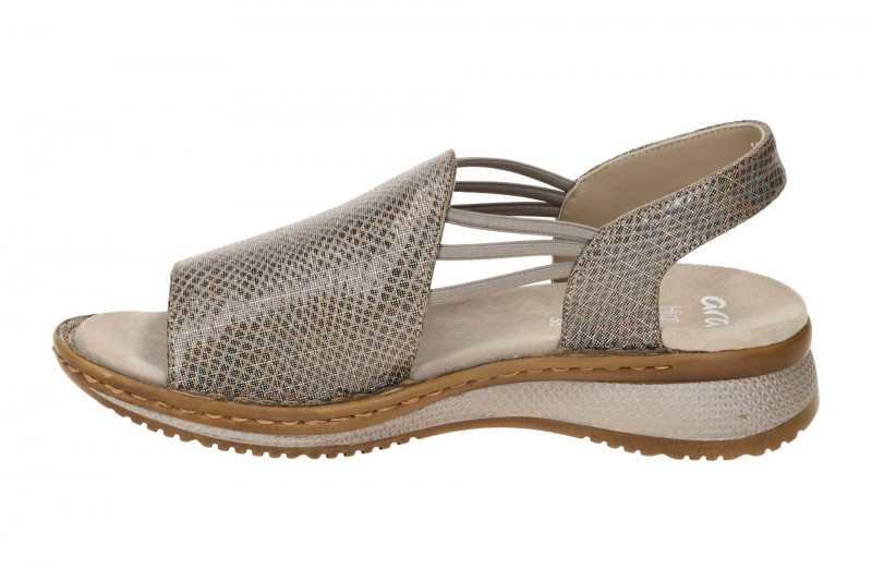 ara Hawaii Sandale grau bunt irisierend 12-29005