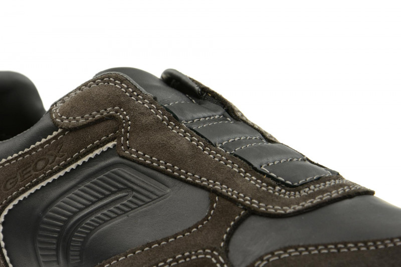 Geox Snake Slipper schwarz grau U3407J