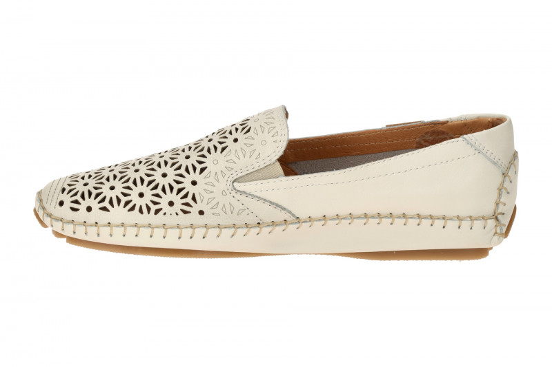 Pikolinos Jerez Slipper weiß nata Blütenmuster 578-4907